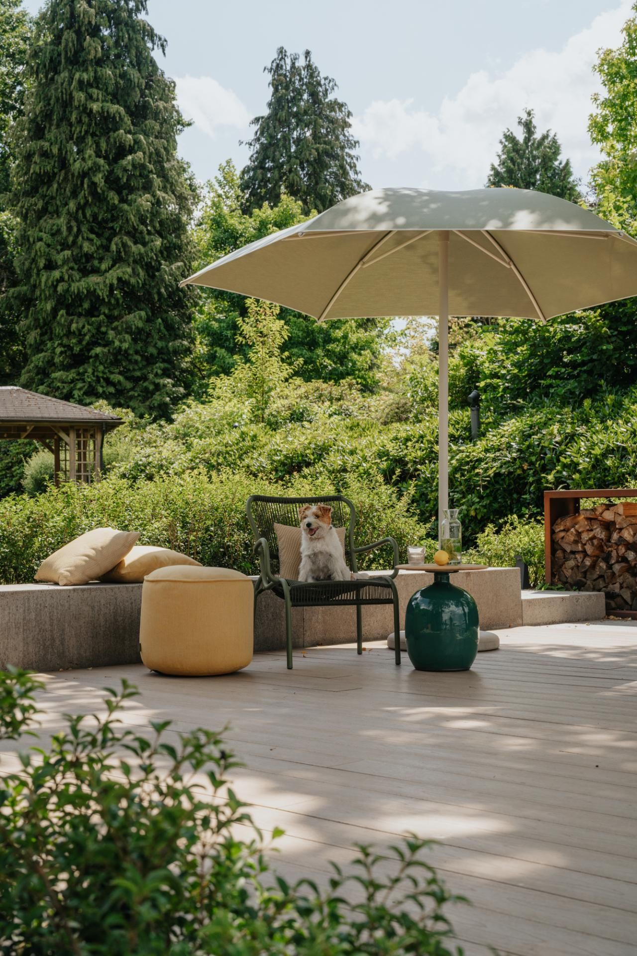 Outdoor texturen kleuren bella living umbrosa